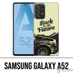 Samsung Galaxy A52 Case - Zurück in die Zukunft Delorean