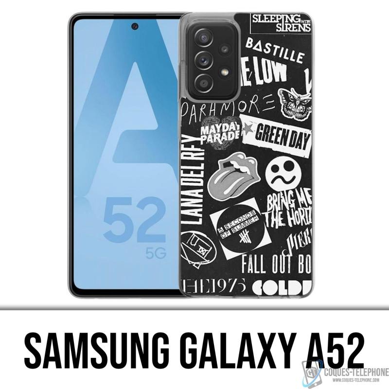 Coque Samsung Galaxy A52 - Badge Rock