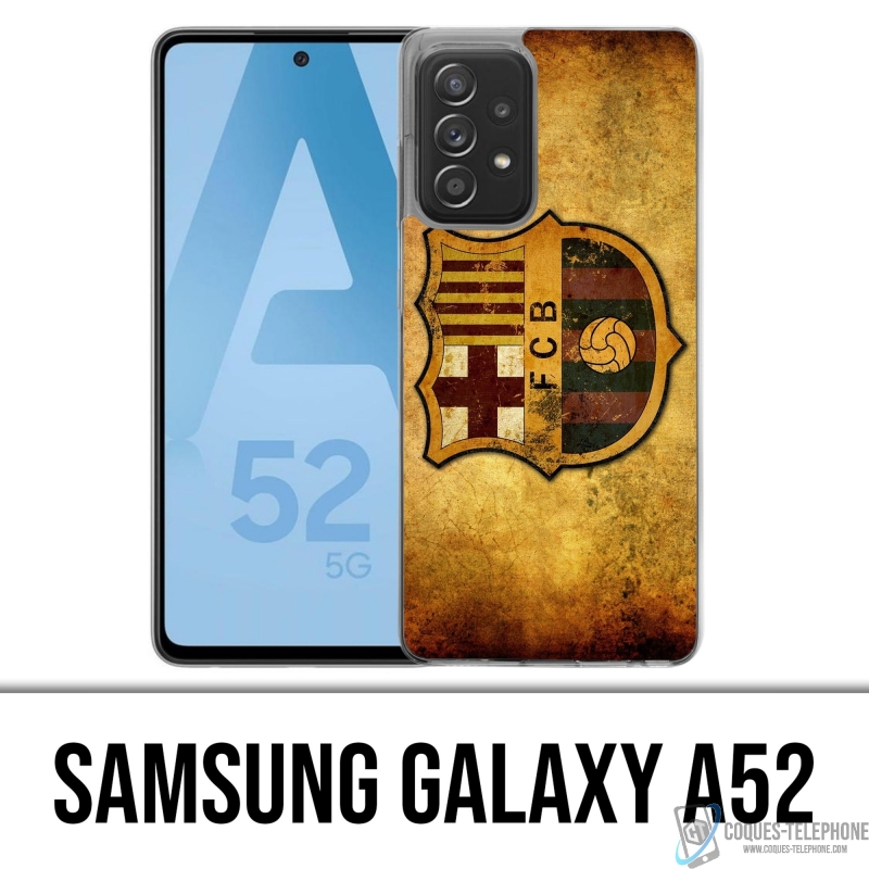 Coque Samsung Galaxy A52 - Barcelone Vintage Football