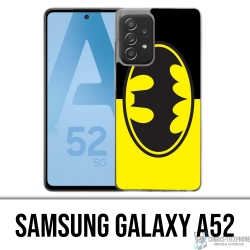 Funda Samsung Galaxy A52 - Batman Logo Classic Amarillo Negro