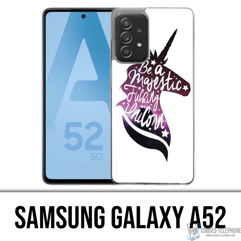 Custodia per Samsung Galaxy A52 - Sii un maestoso unicorno