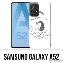 Coque Samsung Galaxy A52 - Bitch Please Unicorn Licorne