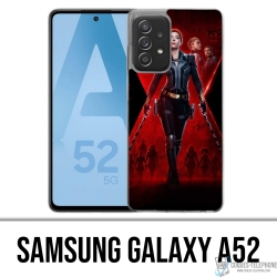 Samsung Galaxy A52 Case - Schwarzes Witwenplakat