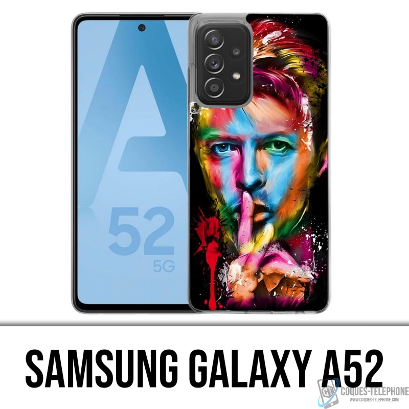 Coque Samsung Galaxy A52 - Bowie Multicolore