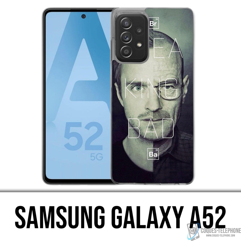 Coque Samsung Galaxy A52 - Breaking Bad Visages