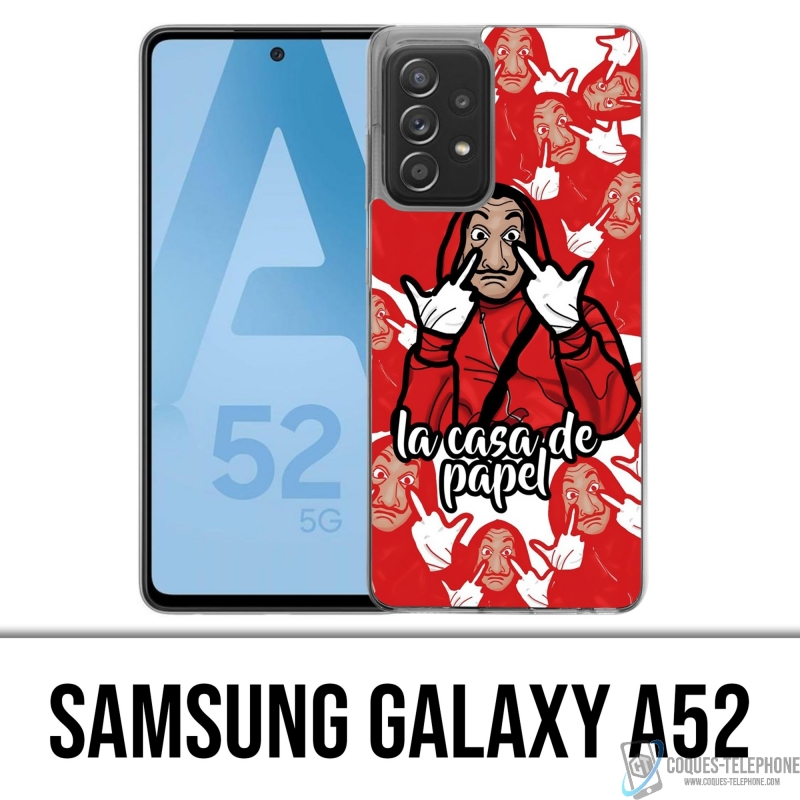 Samsung Galaxy A52 case - Casa De Papel - Cartoon