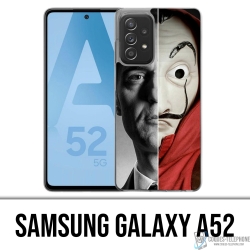 Custodia per Samsung Galaxy A52 - Casa De Papel Berlin Mask Split