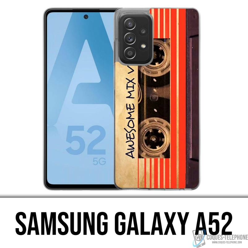 Coque Samsung Galaxy A52 - Cassette Audio Vintage Gardiens De La Galaxie