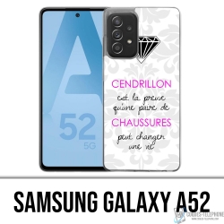 Custodia per Samsung Galaxy A52 - Citazione di Cenerentola
