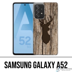Coque Samsung Galaxy A52 - Cerf Bois