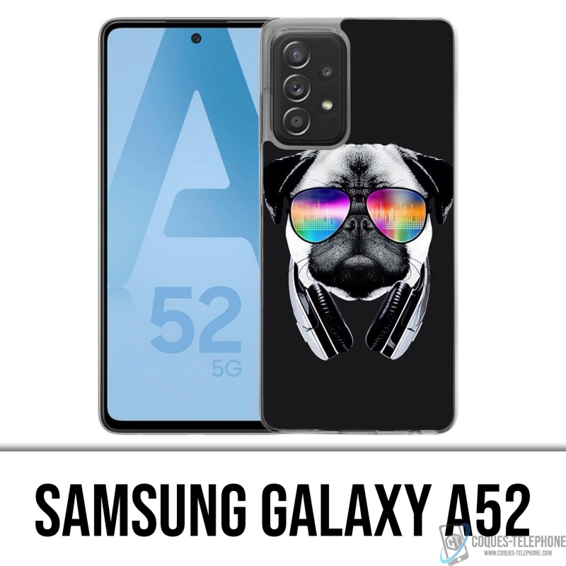 Custodia per Samsung Galaxy A52 - Dj Pug Dog