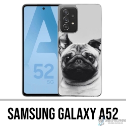 Funda Samsung Galaxy A52 - Orejas de perro Pug