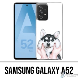 Funda Samsung Galaxy A52 - Perro Husky Cheek