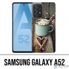 Funda Samsung Galaxy A52 - Chocolate caliente con malvavisco
