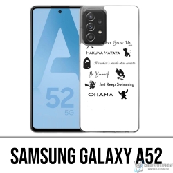 Coque Samsung Galaxy A52 - Citations Disney