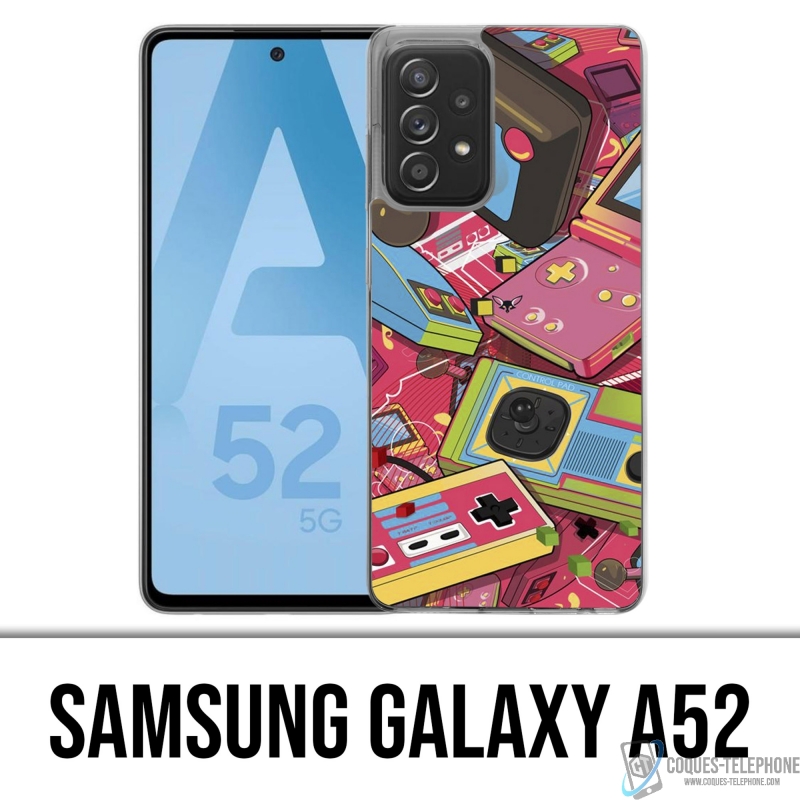 Funda Samsung Galaxy A52 - Consolas Retro Vintage