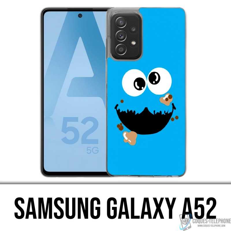 Coque Samsung Galaxy A52 - Cookie Monster Face