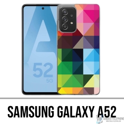 Samsung Galaxy A52 Case - Mehrfarbige Würfel