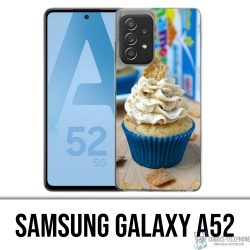 Coque Samsung Galaxy A52 - Cupcake Bleu