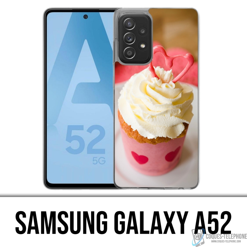 Coque Samsung Galaxy A52 - Cupcake Rose