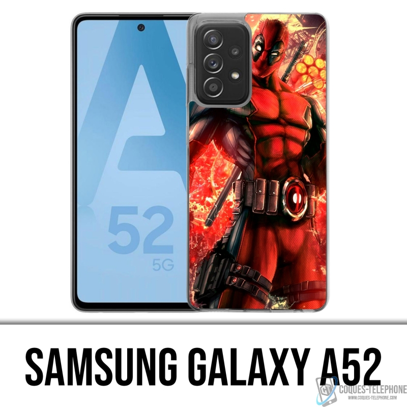 Funda Samsung Galaxy A52 - Comic de Deadpool