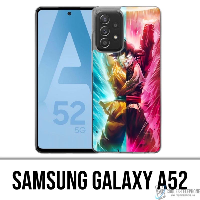 Custodia per Samsung Galaxy A52 - Dragon Ball Black Goku