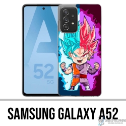 Coque Samsung Galaxy A52 - Dragon Ball Black Goku Cartoon