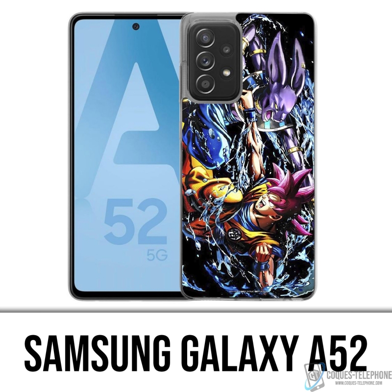 Funda Samsung Galaxy A52 - Dragon Ball Goku Vs Beerus
