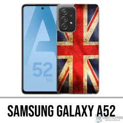 Custodia per Samsung Galaxy A52 - Bandiera vintage del Regno Unito