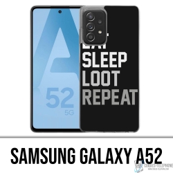 Coque Samsung Galaxy A52 - Eat Sleep Loot Repeat