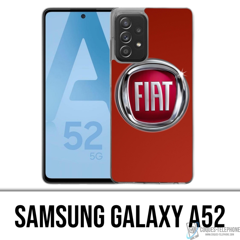 Custodia per Samsung Galaxy A52 - Logo Fiat