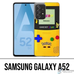 Funda Samsung Galaxy A52 - Game Boy Color Pikachu Pokémon Amarillo