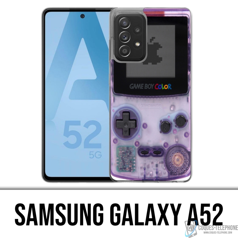 Coque Samsung Galaxy A52 - Game Boy Color Violet