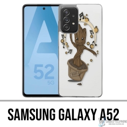 Funda Samsung Galaxy A52 de Guardianes de la Galaxia Dancing Groot