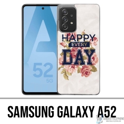 Coque Samsung Galaxy A52 - Happy Every Days Roses