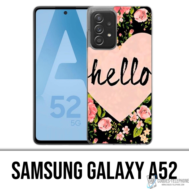 Funda Samsung Galaxy A52 - Hello Pink Heart