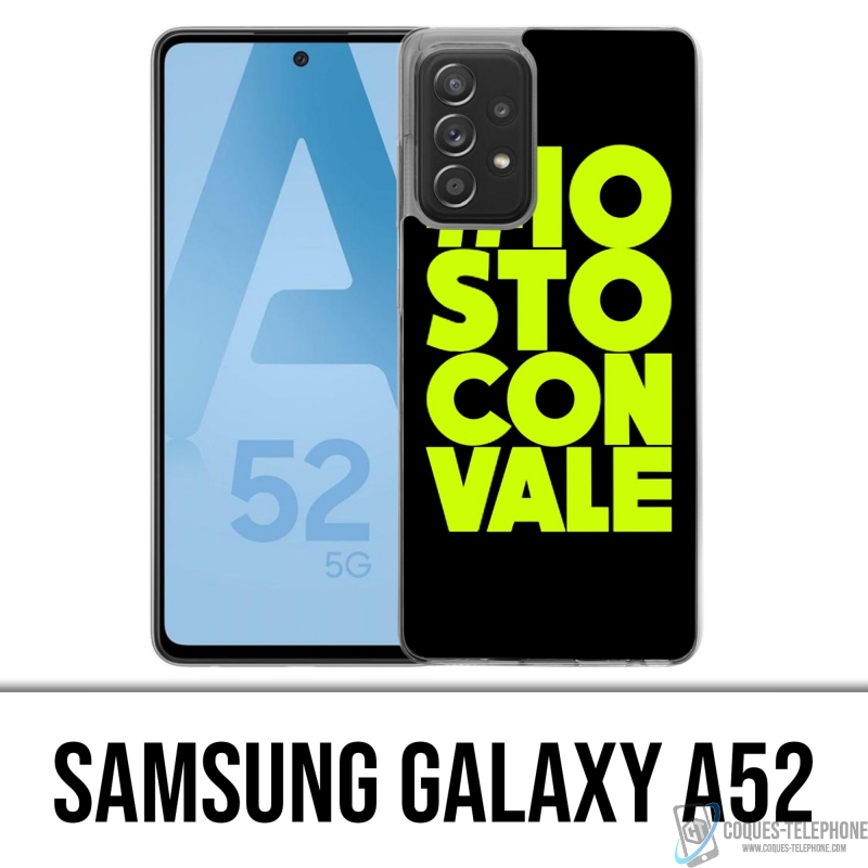 Coque Samsung Galaxy A52 - Io Sto Con Vale Motogp Valentino Rossi