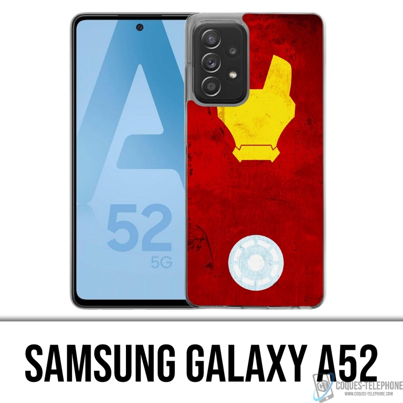 Custodia per Samsung Galaxy A52 - Iron Man Art Design