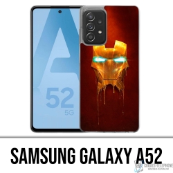 Funda Samsung Galaxy A52 - Iron Man Dorado