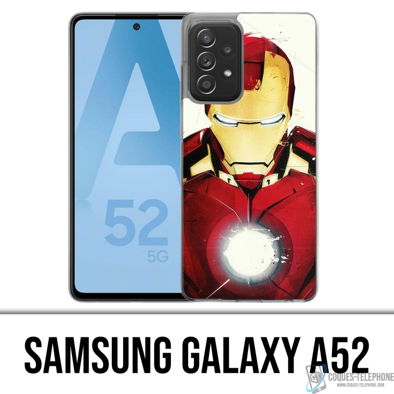 Coque Samsung Galaxy A52 - Iron Man Paintart