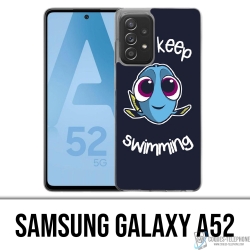 Samsung Galaxy A52 case - Just Keep Swimming