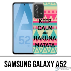 Custodia per Samsung Galaxy A52 - Keep Calm Hakuna Mattata