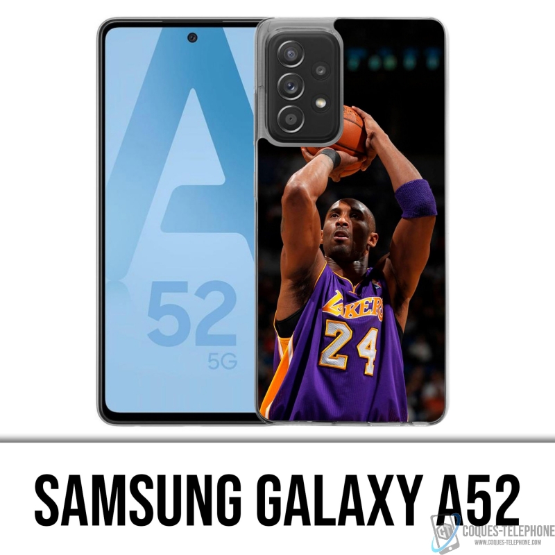 Coque Samsung Galaxy A52 - Kobe Bryant Tir Panier Basketball Nba