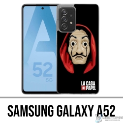 Custodia per Samsung Galaxy A52 - La Casa De Papel - Maschera Dalì