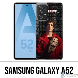 Custodia per Samsung Galaxy A52 - La Casa De Papel - Maschera Rio