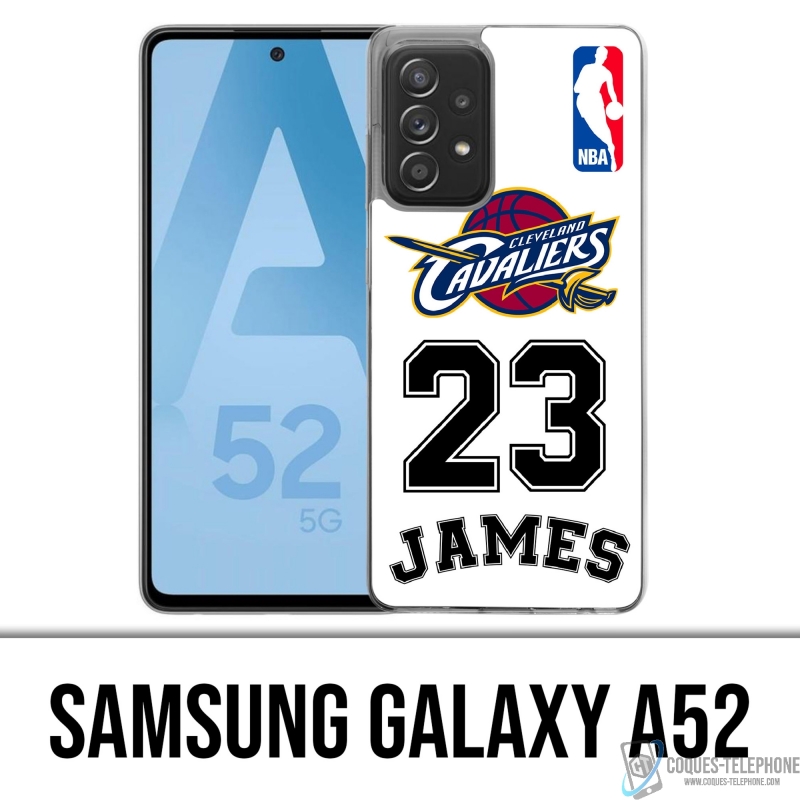 Custodia per Samsung Galaxy A52 - Lebron James White
