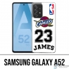 Custodia per Samsung Galaxy A52 - Lebron James White