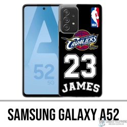 Custodia per Samsung Galaxy A52 - Lebron James Nera