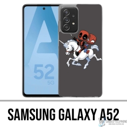 Coque Samsung Galaxy A52 - Licorne Deadpool Spiderman