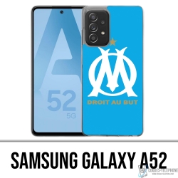 Custodia per Samsung Galaxy A52 - Om logo blu marsiglia